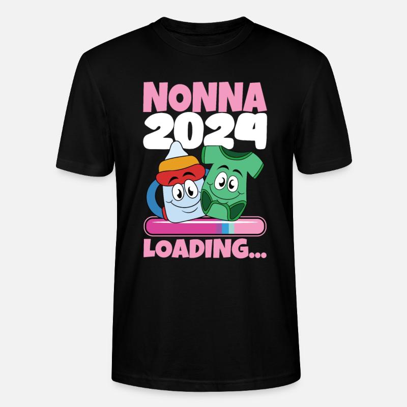 Nonna 2024 Loading Oma 2024 - Stanley/Stella Unisex Bio-T-Shirt CRAFTER - Schwarz