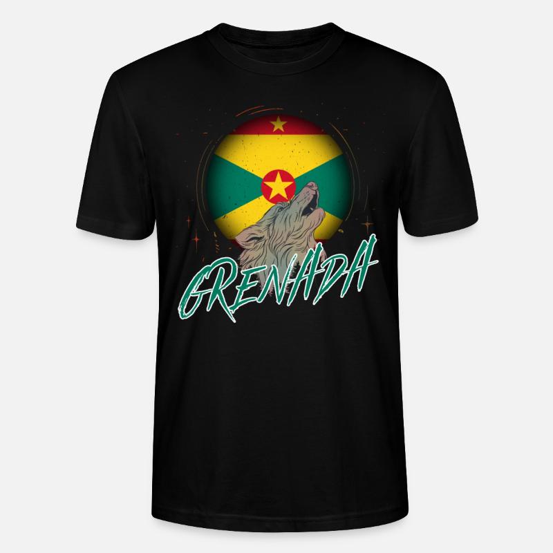 Grenada - Stanley/Stella Unisex Bio-T-Shirt CRAFTER - Schwarz