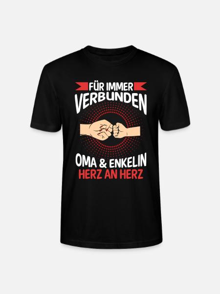 Oma Großmutter und Enkelin - Stanley/Stella Unisex Bio-T-Shirt CRAFTER - Schwarz