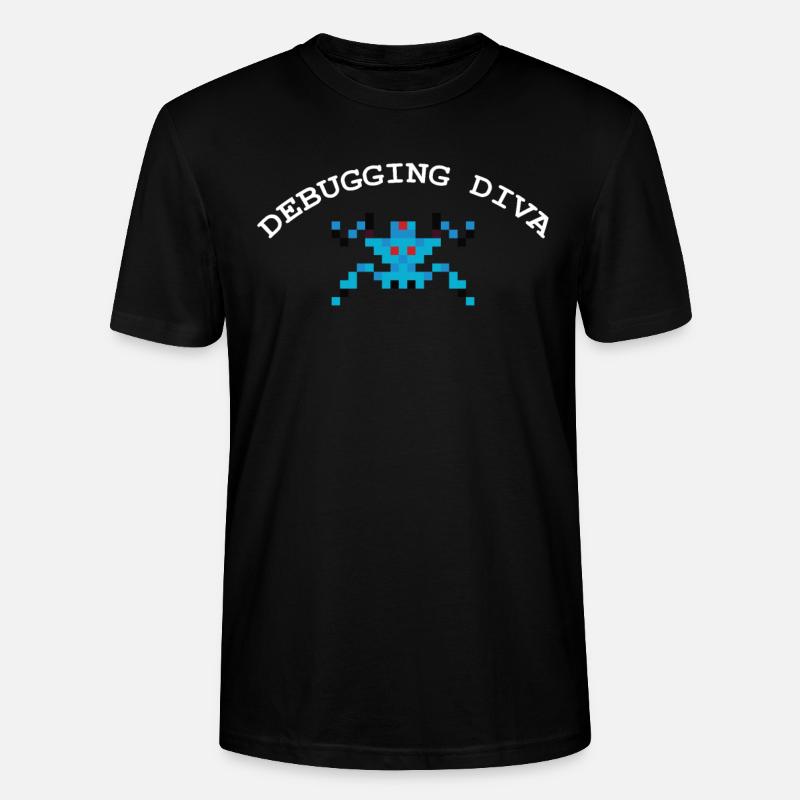 Debugging Diva Coding Debugger Hacker - Stanley/Stella Unisex Bio-T-Shirt CRAFTER - Schwarz