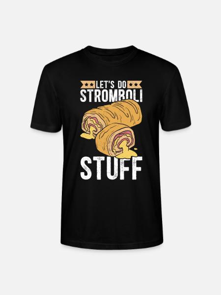 Stromboli Pizza Calzone Strombolis Cadeau - T-shirt bio CRAFTER Stanley Stella Unisexe - noir