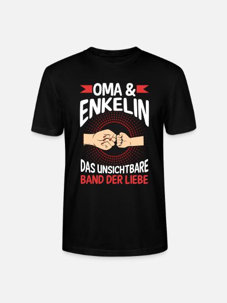 Oma Großmutter und Enkelin - Stanley/Stella Unisex Bio-T-Shirt CRAFTER - Schwarz