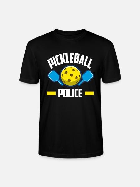 Lustiges Pickleball Geschenk - Stanley/Stella Unisex Bio-T-Shirt CRAFTER - Schwarz