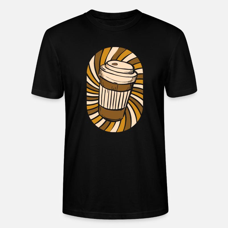 Kaffee Cafe - Stanley/Stella Unisex Bio-T-Shirt CRAFTER - Schwarz