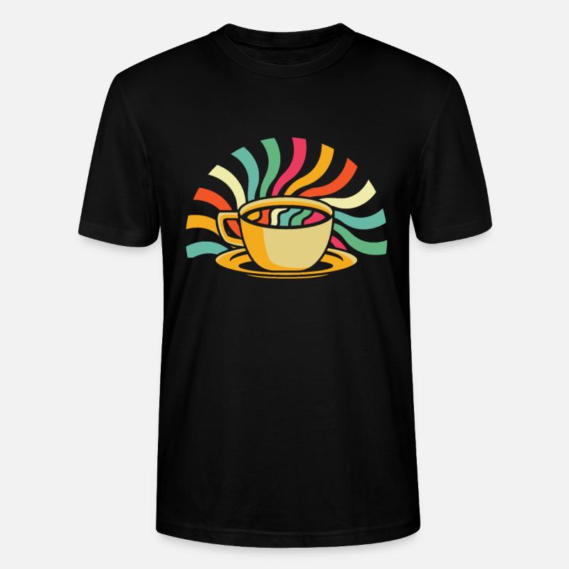 Café Café - T-shirt bio CRAFTER Stanley Stella Unisexe - noir