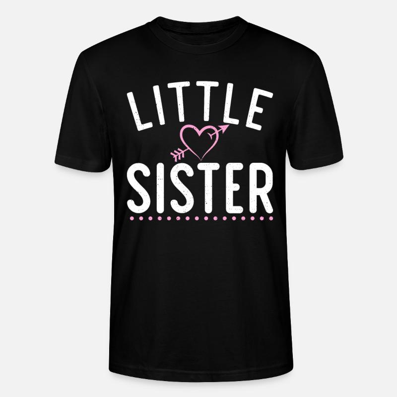 Little Sister Gifts - Stanley/Stella CRAFTER Unisex Organic T-Shirt - black