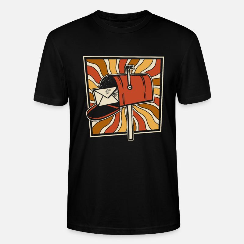 Postbote Briefträger - Stanley/Stella Unisex Bio-T-Shirt CRAFTER - Schwarz