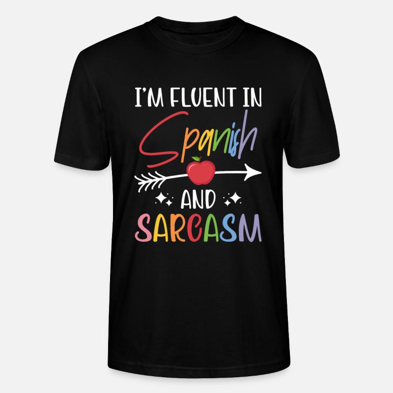 Spanischlehrerin Maestra Bilinguale Lehrerin - Stanley/Stella Unisex Bio-T-Shirt CRAFTER - Schwarz