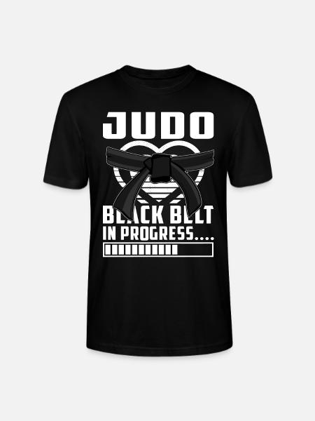 Judo Black Belt in progress - Stanley/Stella CRAFTER Unisex Organic T-Shirt - black