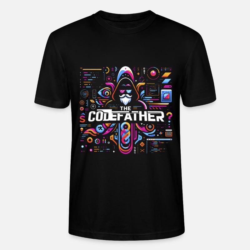 The Codefather 6 - Stanley/Stella Unisex Bio-T-Shirt CRAFTER - Schwarz