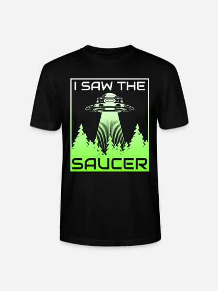 Utomjordisk, UFO, UAP, Rymden, Rymden Flygande Objekt - Ekologisk T-shirt CRAFTER unisex från Stanley/Stella - svart