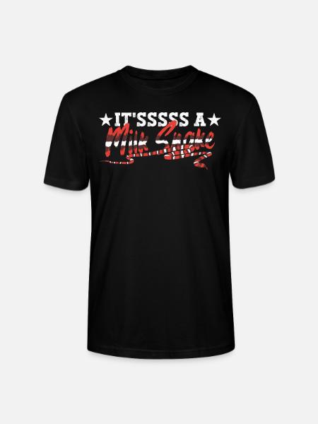 It'sssss a Milk Snake - Stanley/Stella CRAFTER Unisex Organic T-Shirt - black