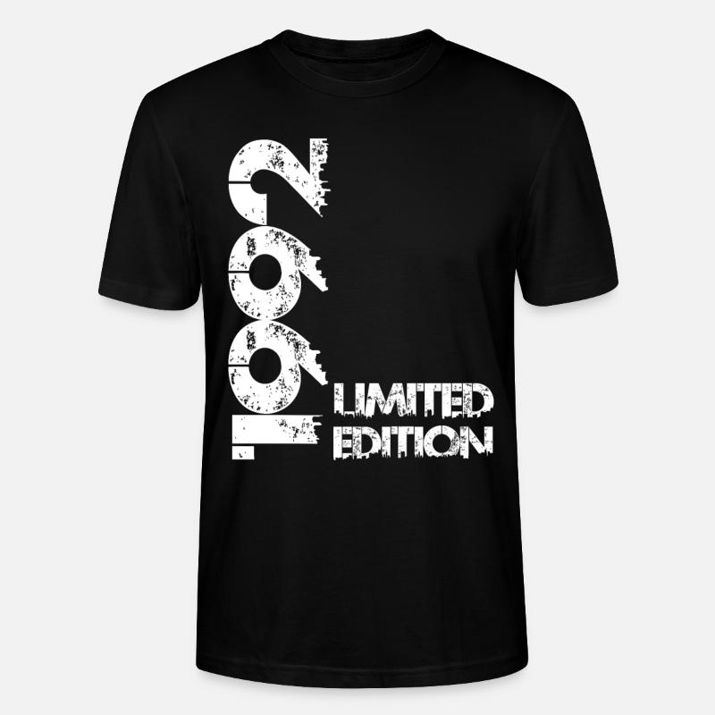 Édition limitée 1992 - T-shirt bio CRAFTER Stanley Stella Unisexe - noir
