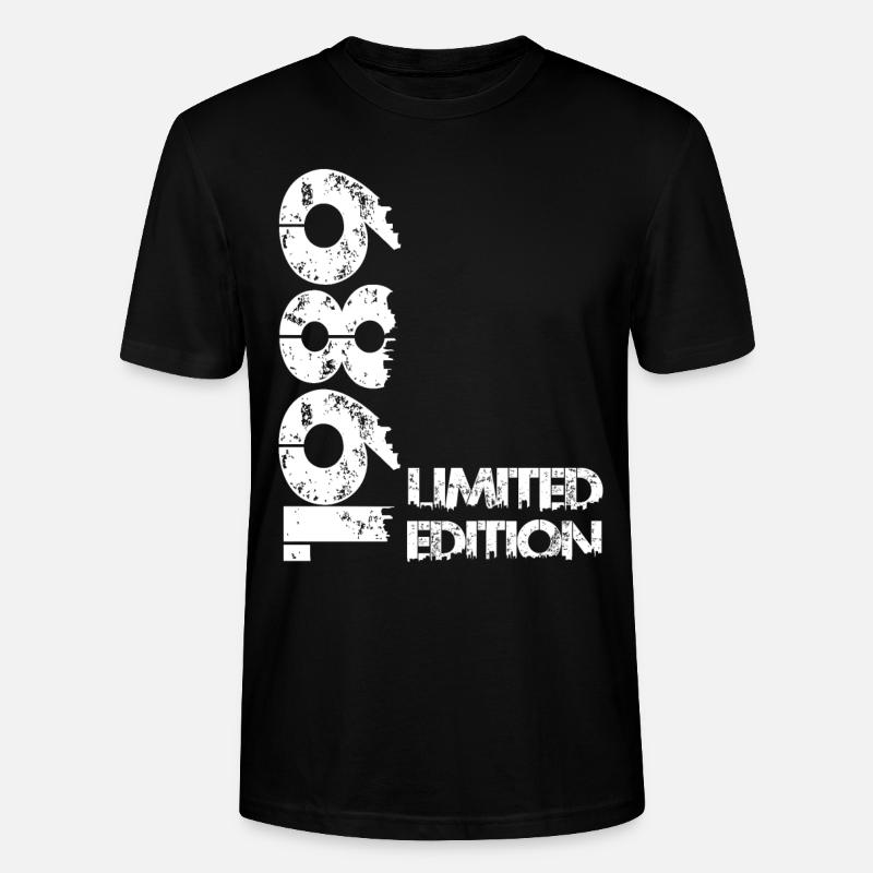 Édition limitée 1989 - T-shirt bio CRAFTER Stanley Stella Unisexe - noir
