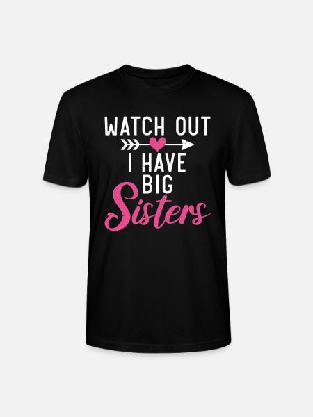Cadeaux Petite Soeur - T-shirt bio CRAFTER Stanley Stella Unisexe - noir