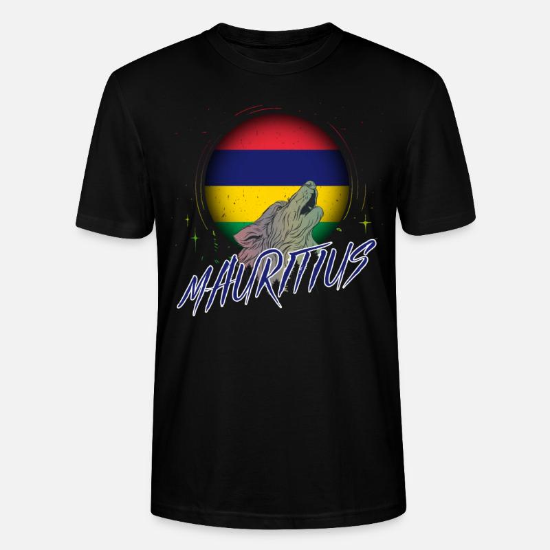Mauritius - Stanley/Stella Unisex Bio-T-Shirt CRAFTER - Schwarz