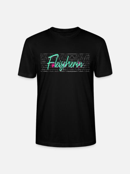 Metzger Abschluss-Geschenk Fleischerin - Stanley/Stella Unisex Bio-T-Shirt CRAFTER - Schwarz