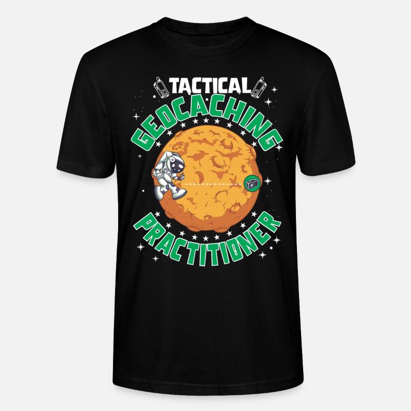 Tactical Geocaching Practitioner - Stanley/Stella CRAFTER Unisex Organic T-Shirt - black