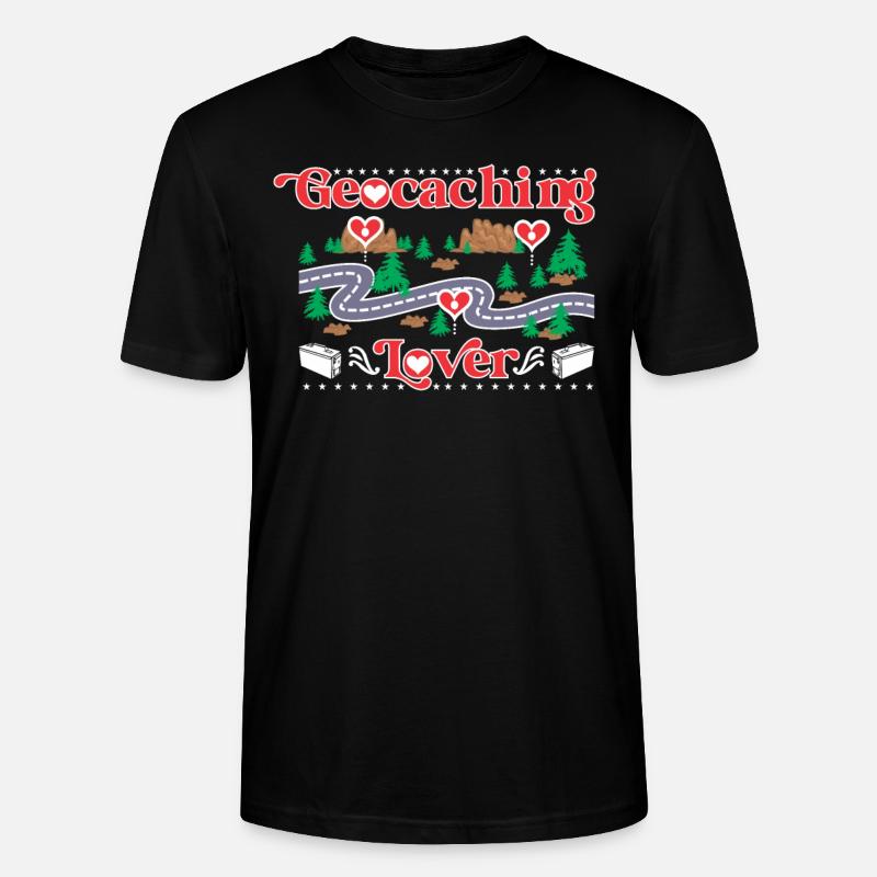 Amateur de géocaching - T-shirt bio CRAFTER Stanley Stella Unisexe - noir