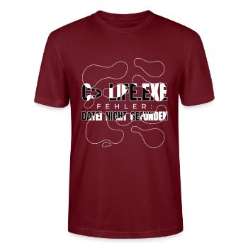 Informatique drôle informatique professionnel cadeau - T-shirt bio CRAFTER Stanley Stella Unisexe - bordeaux - Devant - Alina (178cm) & Michal (187cm)