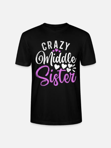 Middle Sister Gifts - Stanley/Stella Unisex Bio-T-Shirt CRAFTER - Schwarz