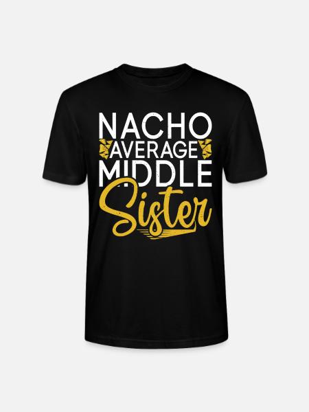 Middle Sister Gifts - Stanley/Stella Unisex Bio-T-Shirt CRAFTER - Schwarz