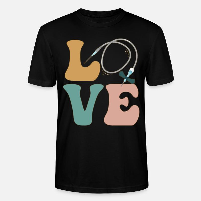 Phlebotomist Phlebotomietechniker Blutspender - Stanley/Stella Unisex Bio-T-Shirt CRAFTER - Schwarz