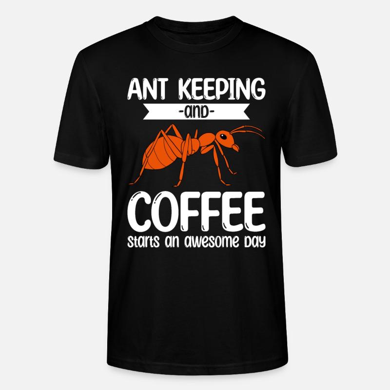 Fourmis fourmilières d’élevage de fourmis - T-shirt bio CRAFTER Stanley Stella Unisexe - noir
