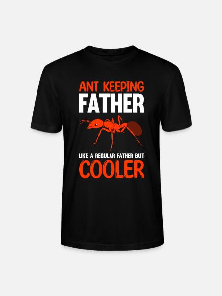Antkeeping Ant Breeding Ants - Stanley/Stella CRAFTER Unisex Organic T-Shirt - black