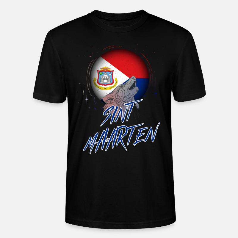 Sint Maarten - Stanley/Stella Unisex Bio-T-Shirt CRAFTER - Schwarz