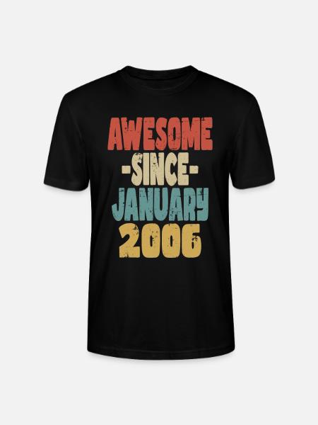 Génial Janvier 2006 - T-shirt bio CRAFTER Stanley Stella Unisexe - noir