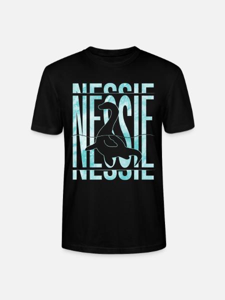 Nessie Loch Ness Monster - Stanley/Stella CRAFTER Unisex Organic T-Shirt - black
