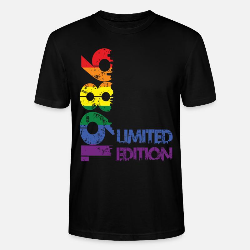 Édition limitée 1986 - T-shirt bio CRAFTER Stanley Stella Unisexe - noir