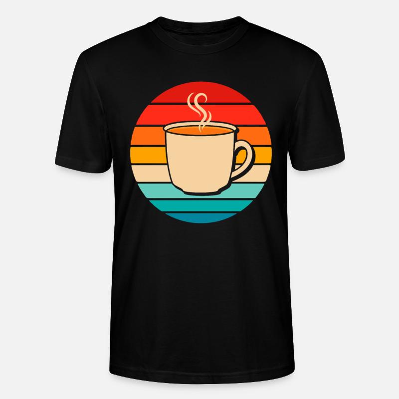 Kaffee Cafe - Stanley/Stella Unisex Bio-T-Shirt CRAFTER - Schwarz