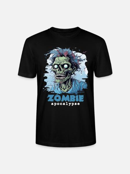 Zombie Apocalypse Zombies Undead Halloween - Stanley/Stella CRAFTER Unisex Organic T-Shirt - black