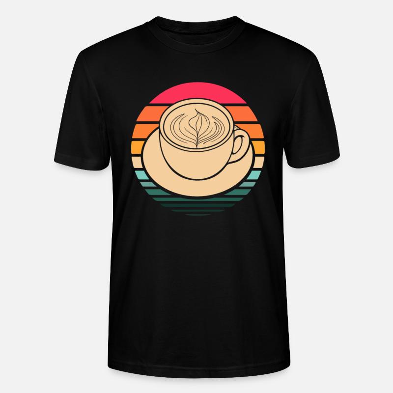Kaffee Cafe - Stanley/Stella Unisex Bio-T-Shirt CRAFTER - Schwarz