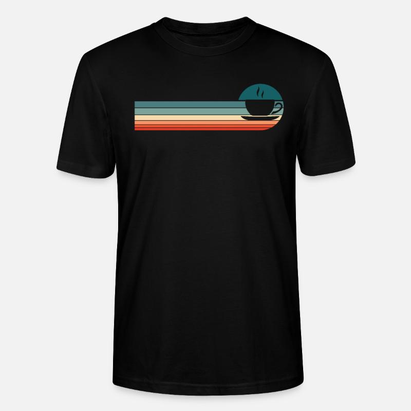 Kaffee Cafe - Stanley/Stella Unisex Bio-T-Shirt CRAFTER - Schwarz