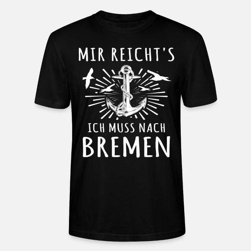 Bremen - Stanley/Stella Unisex Bio-T-Shirt CRAFTER - Schwarz