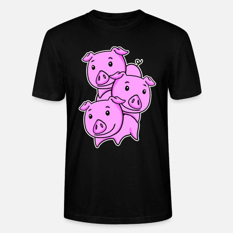 Cochons Cochon Cochon - T-shirt bio CRAFTER Stanley Stella Unisexe - noir