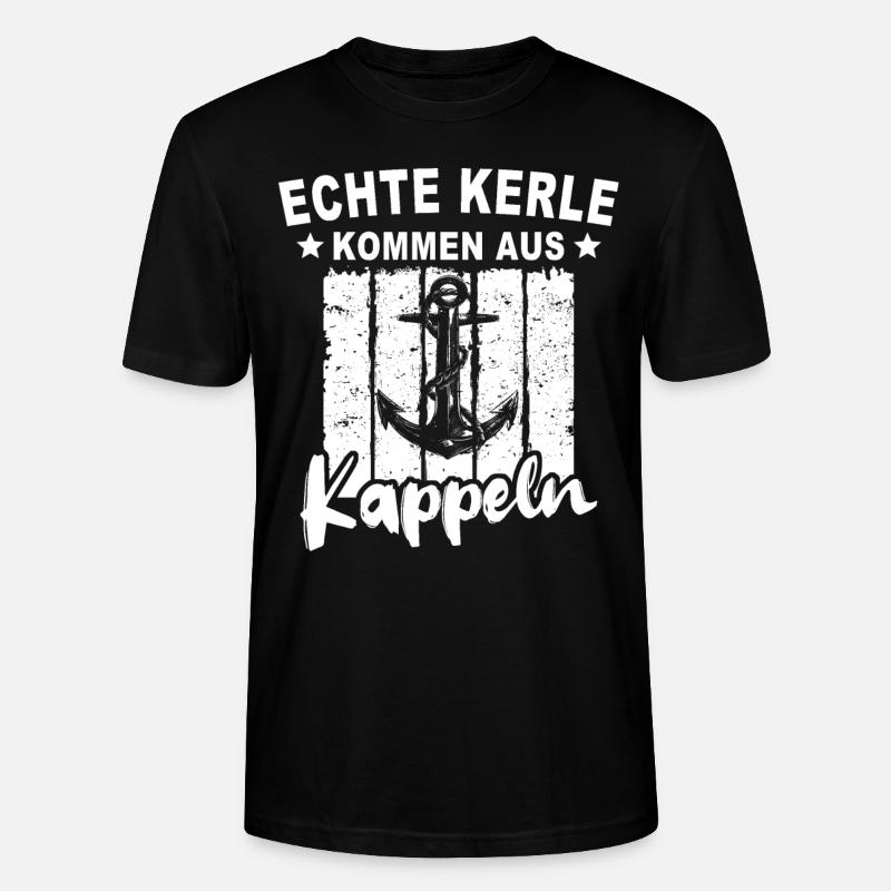 Kappeln Kappelner - Stanley/Stella Unisex Bio-T-Shirt CRAFTER - Schwarz