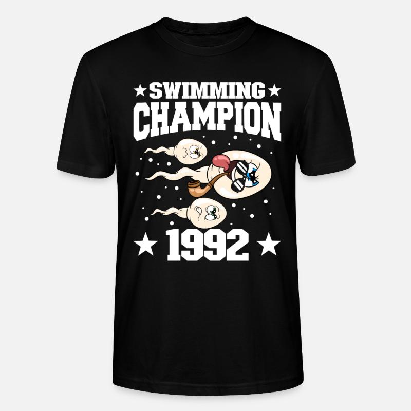 1992 Anniversaire 32 ans - T-shirt bio CRAFTER Stanley Stella Unisexe - noir