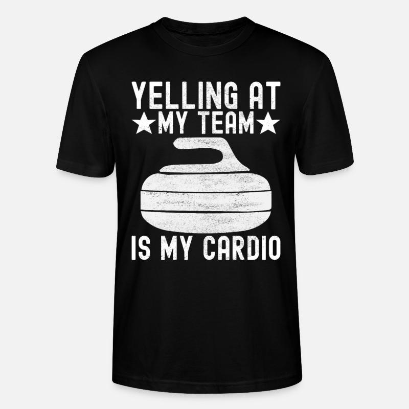 Joueurs de curling - T-shirt bio CRAFTER Stanley Stella Unisexe - noir