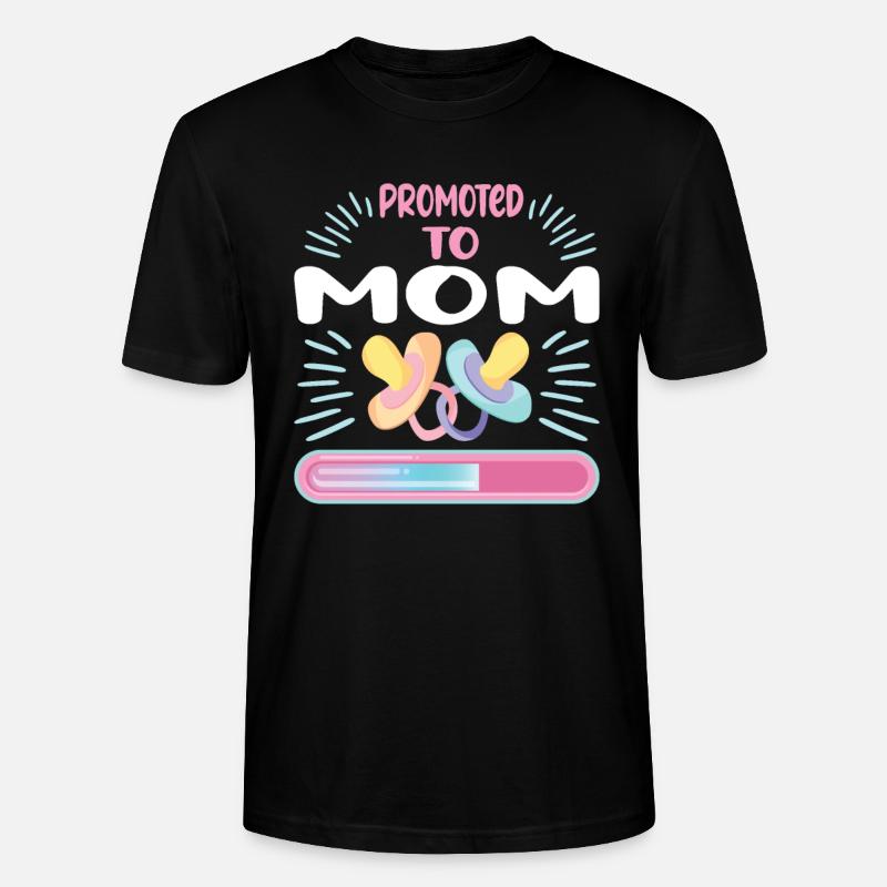 Mama 2024 Werdende Mutter Schwangerschaft - Stanley/Stella Unisex Bio-T-Shirt CRAFTER - Schwarz