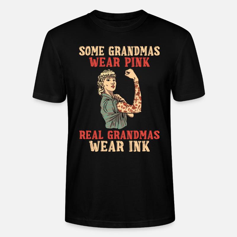 Cadeaux grand-mère - T-shirt bio CRAFTER Stanley Stella Unisexe - noir