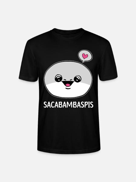 Sacabambaspis Face Fish Meme Japanese - Stanley/Stella CRAFTER Unisex Organic T-Shirt - black