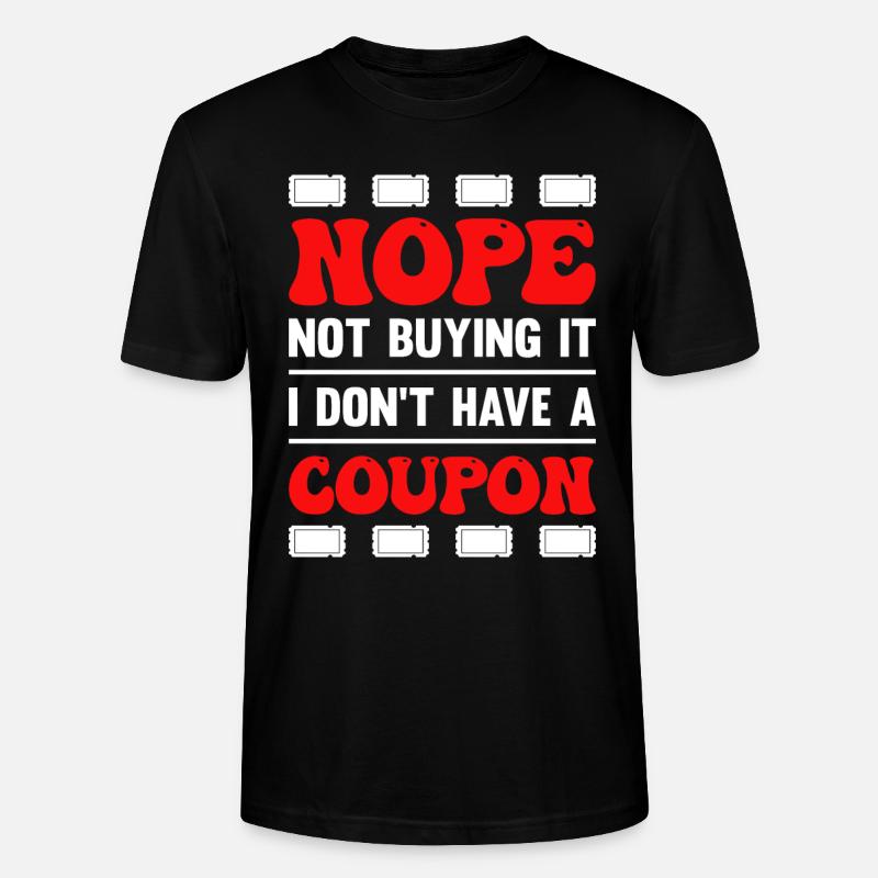 Coupon de points - T-shirt bio CRAFTER Stanley Stella Unisexe - noir