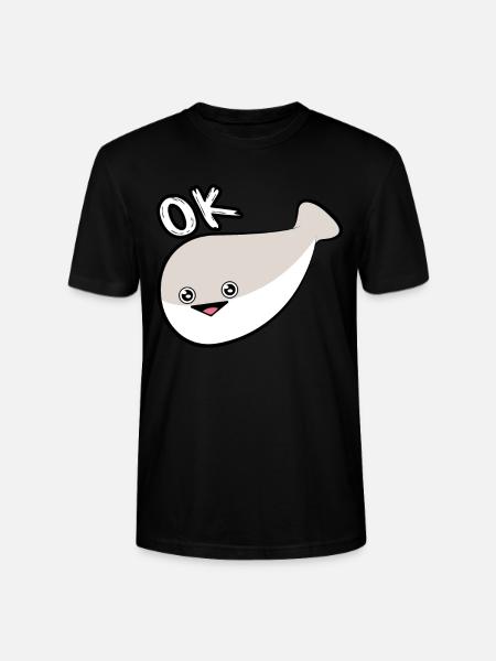 Sacabambaspis Face Fish Meme - Stanley/Stella CRAFTER Unisex Organic T-Shirt - black