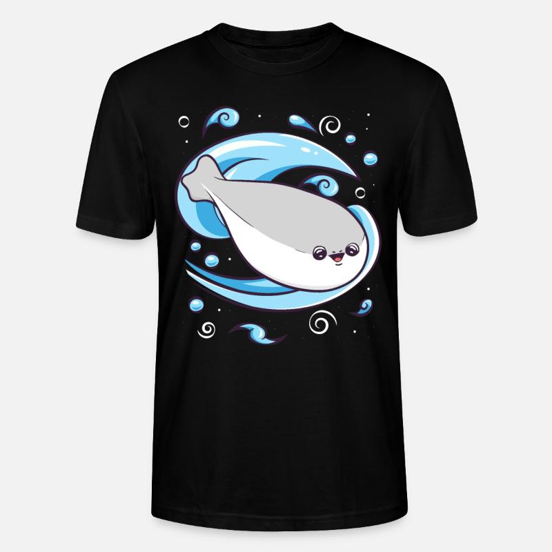 Sacabambaspis Poisson Meme Eau - T-shirt bio CRAFTER Stanley Stella Unisexe - noir