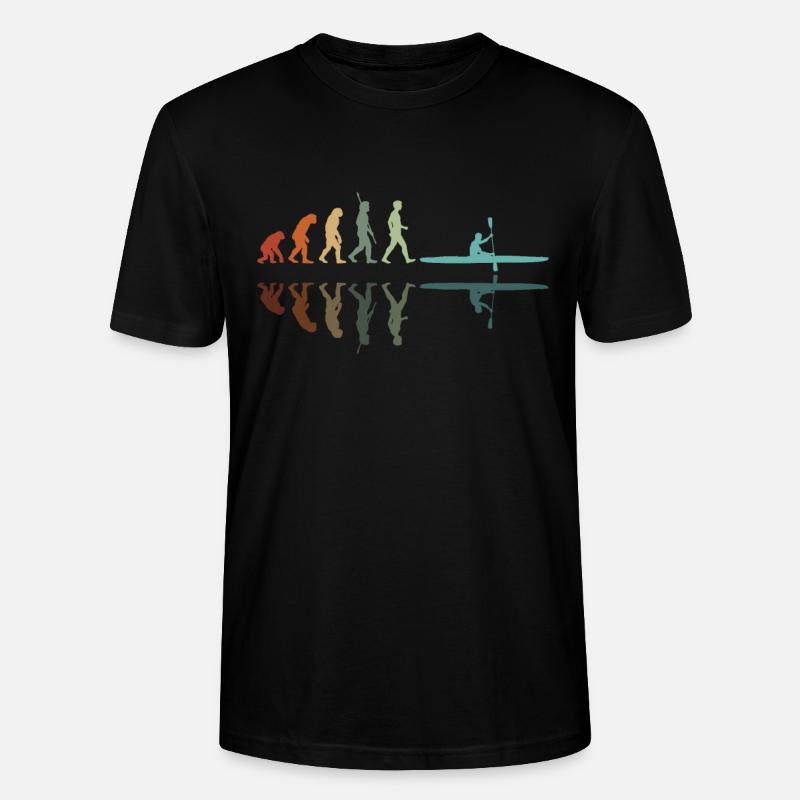Kajak Entwicklung - Stanley/Stella Unisex Bio-T-Shirt CRAFTER - Schwarz