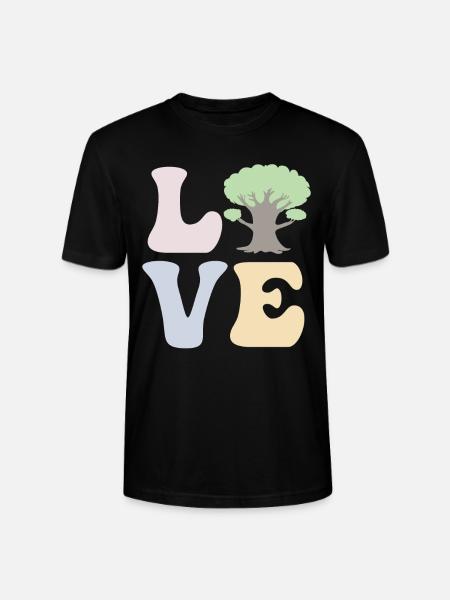 Tree Hugger Natur Umweltschützer - Stanley/Stella Unisex Bio-T-Shirt CRAFTER - Schwarz